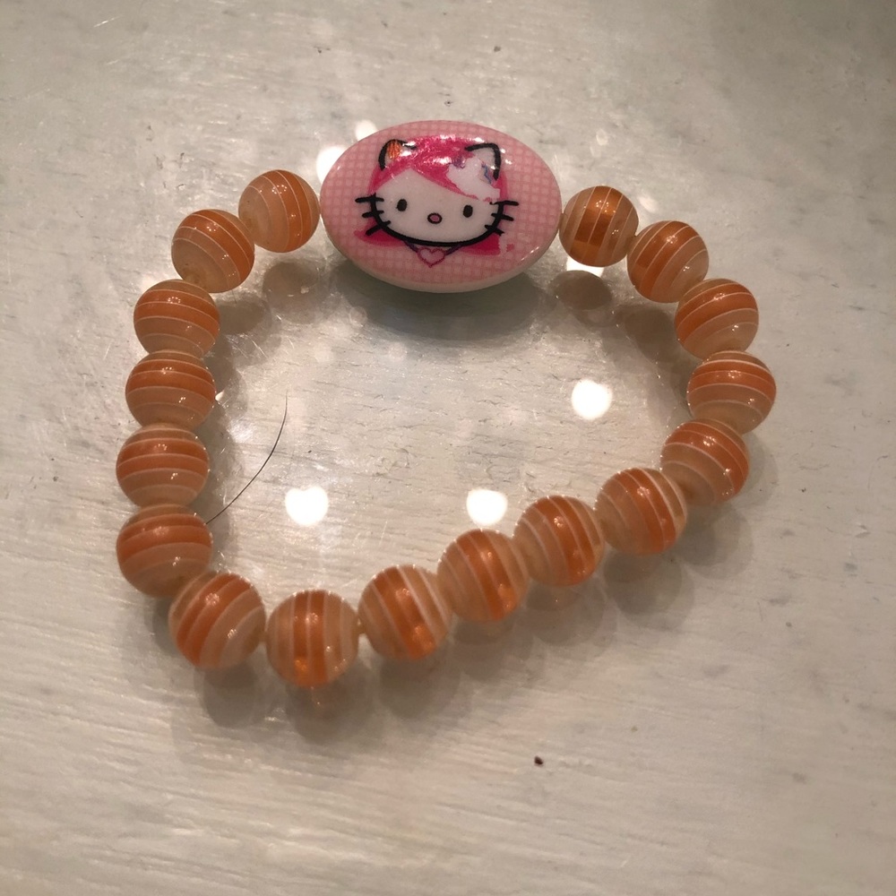 Kids Tarina Tarantino hello kitty pink bracelet